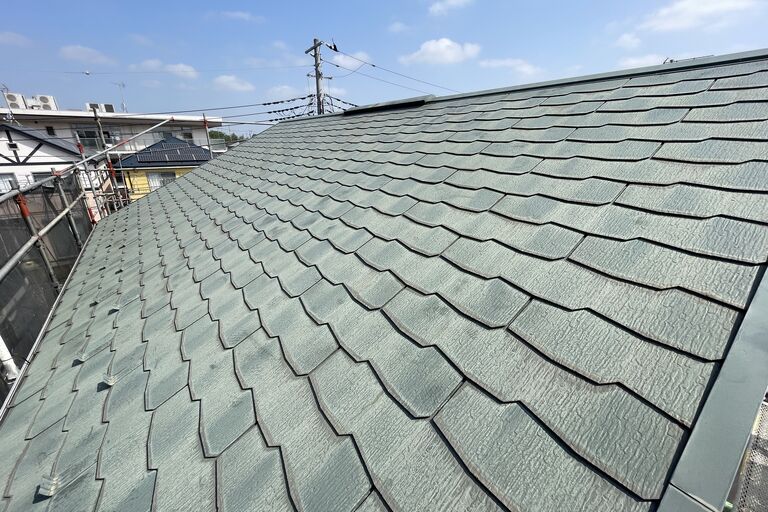 屋根カバー工法　施工前