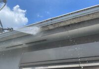 雨樋　高圧洗浄