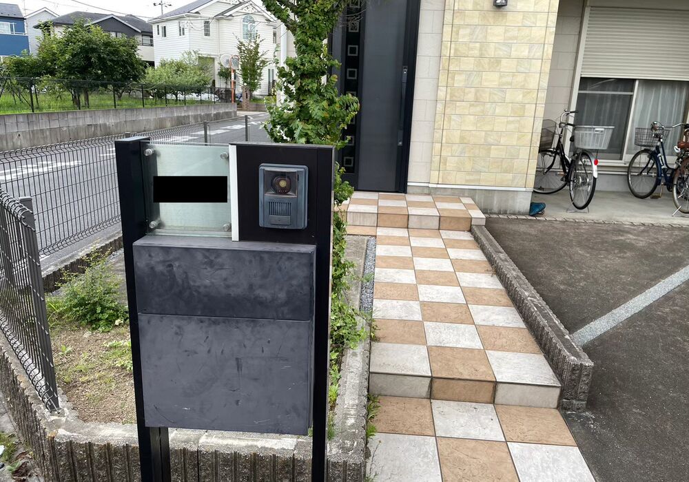 ポスト　アートペイント　施工前