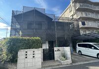 流山市宮園　Y様邸　足場風景
