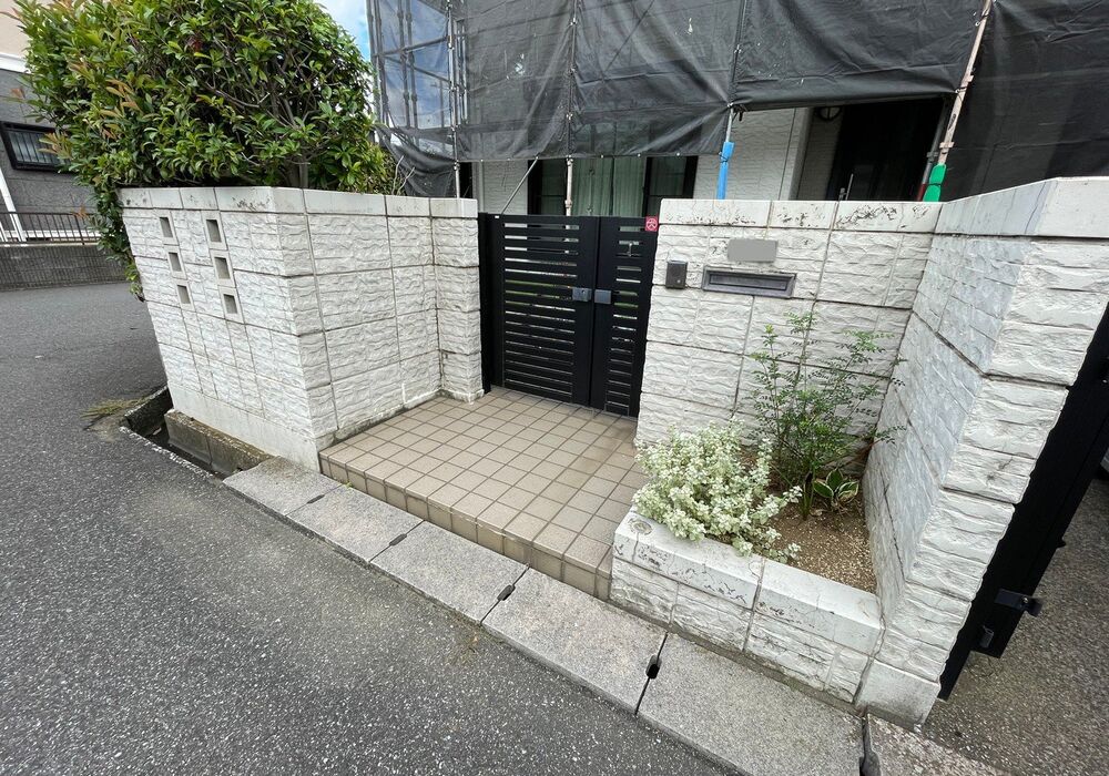 流山市宮園　Y様邸　外構塗装前