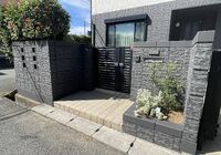 流山市宮園　Y様邸　外構塗装後