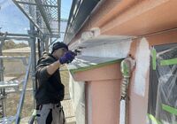 野田市　外壁下塗り