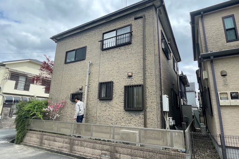 流山市鰭ヶ崎　外壁塗装　施工前　全景