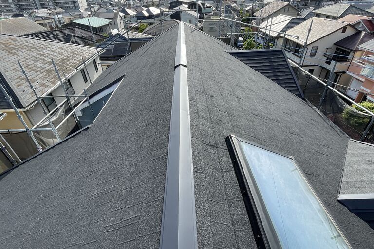 流山市平和台　ディプロマットスター　屋根カバー工法　施工後