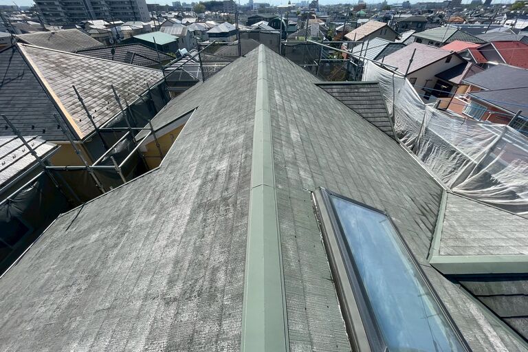 流山市平和台　ディプロマットスター　屋根カバー工法　施工前