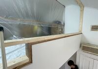 流山市平和台　ロフト間仕切り壁造作工事　間柱加工取り付け-3