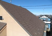 越谷市北川崎　屋根カバー工法　施工前
