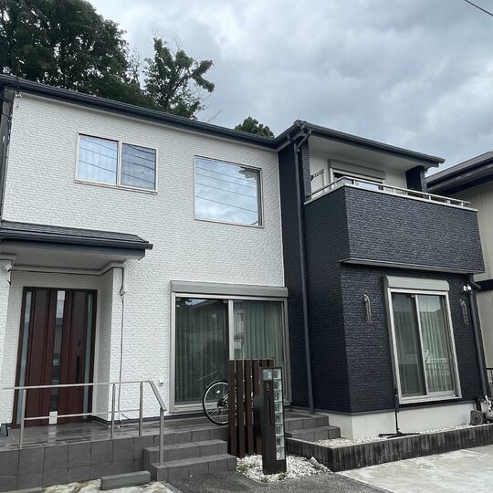 流山市西初石　外壁塗装工事　全景　完了写真