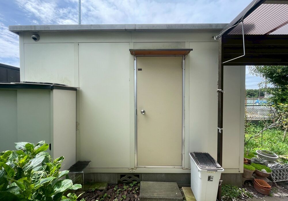 野田市　木間ヶ瀬　物置塗装&テラス屋根造作工事　施工前