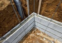 柏市旭町　アパート　駐輪場整備工事　ブロック積み-3