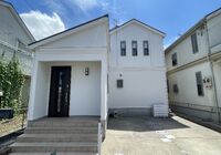 野田市山崎　外壁塗装工事　全景　完了写真