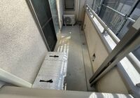 野田市山崎　戸建て住宅　外壁塗装工事　ベランダFRPトップコート　施工前