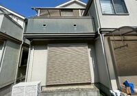 野田市山崎　戸建て住宅　外壁塗装工事　裏面外壁塗装　施工前