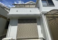 野田市山崎　戸建て住宅　外壁塗装工事　裏面外壁塗装　施工後