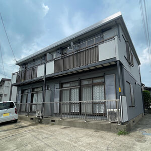 流山市東深井　アパート　外壁屋根塗装工事　完了