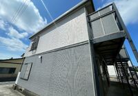 流山市東深井　アパート　外壁屋根塗装工事　外壁　施工前