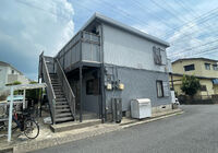 流山市東深井　アパート　外壁屋根塗装工事　全景　施工後