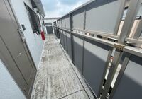 流山市東深井　アパート　外壁屋根塗装工事　共用部　施工後