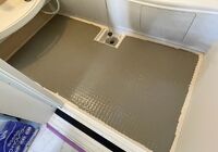 流山市三輪山　戸建て　浴室用床シート貼り　下地補修　完了